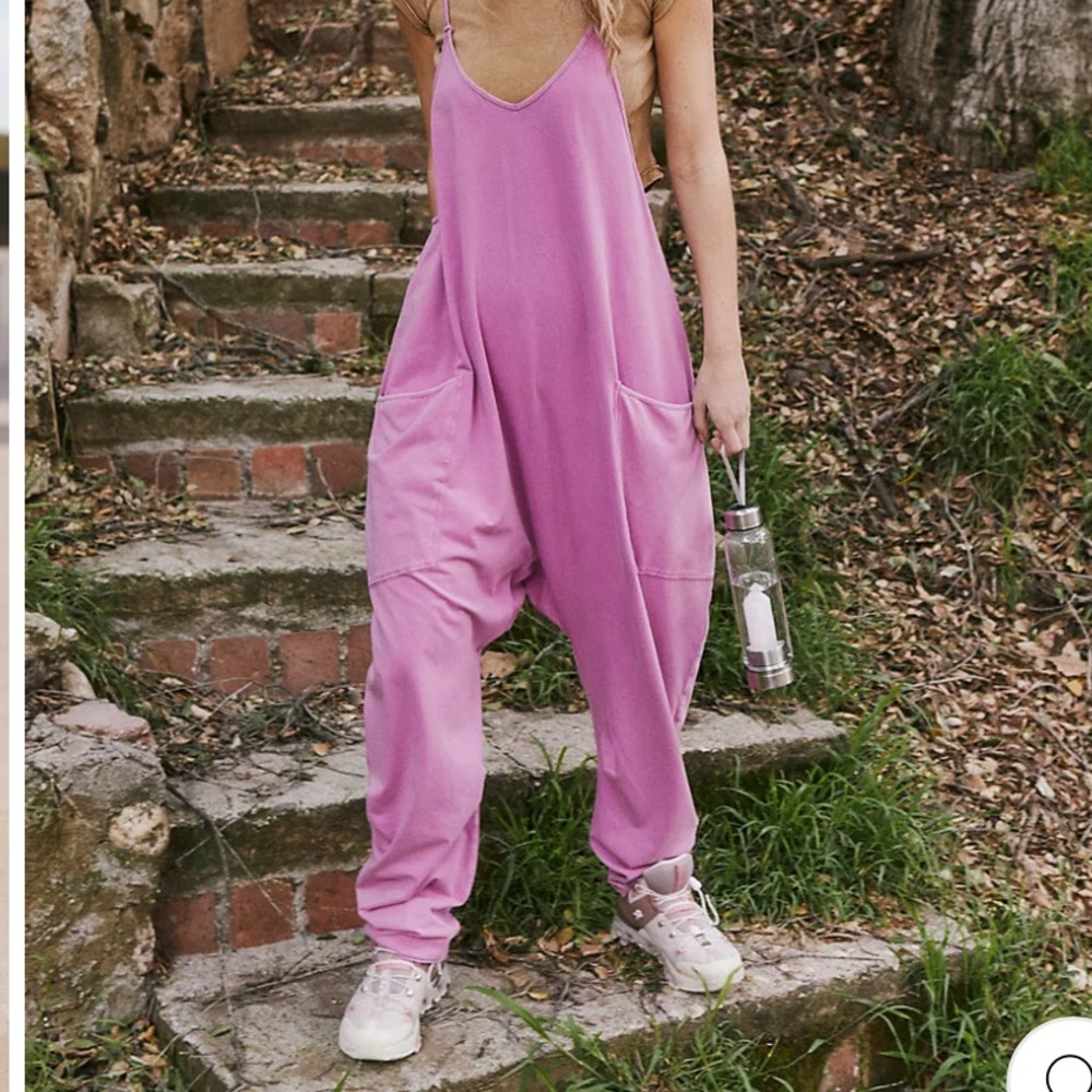 Free People Movement Hot Shot Onesie Jumpsuit - Raspberry Punch Pink Size XS